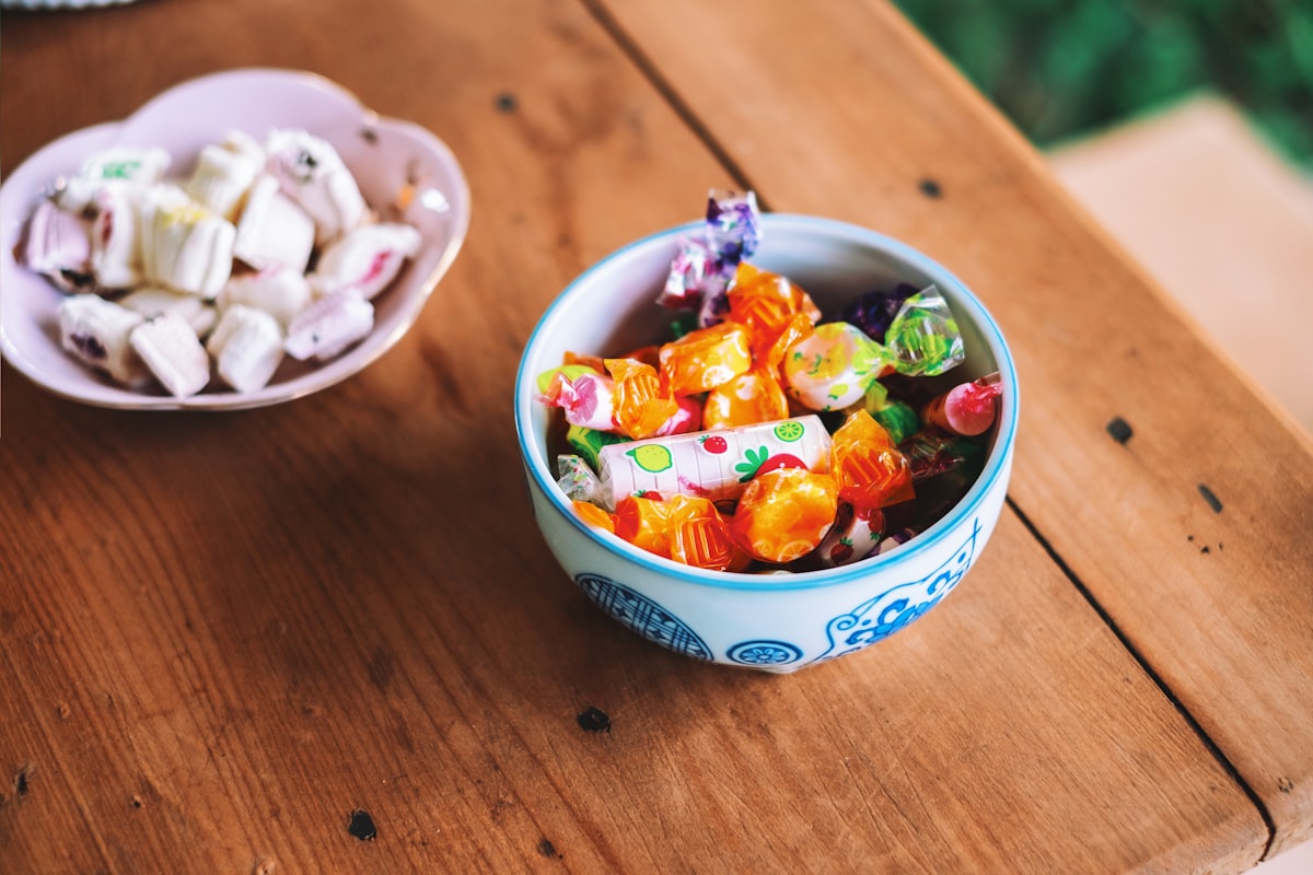 Smoothie buah dengan biji-bijian